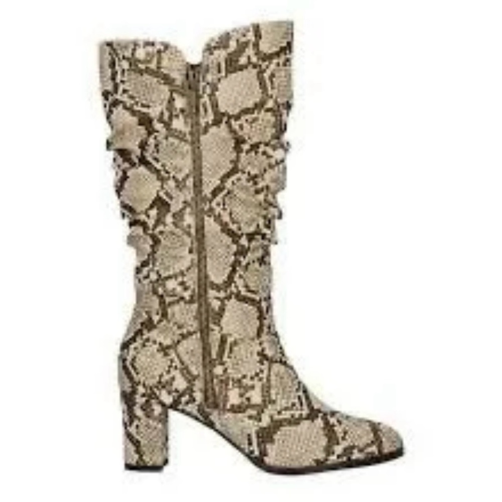 Easy Street Snakeskin Pattern Women's Boots